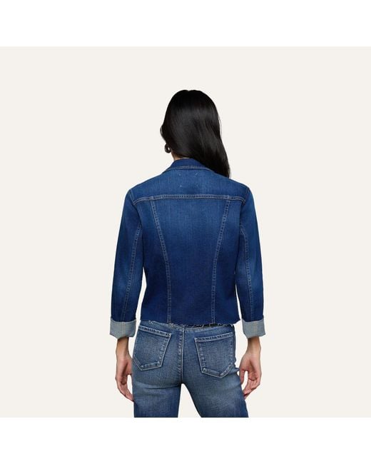 L'Agence Blue Janelle Jean Jacket