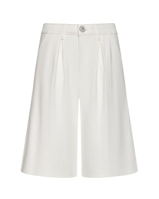 L'Agence White Akasha Bermuda Short