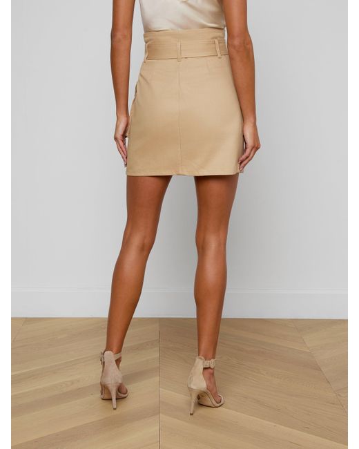 L'Agence White Maelis Mini Skirt