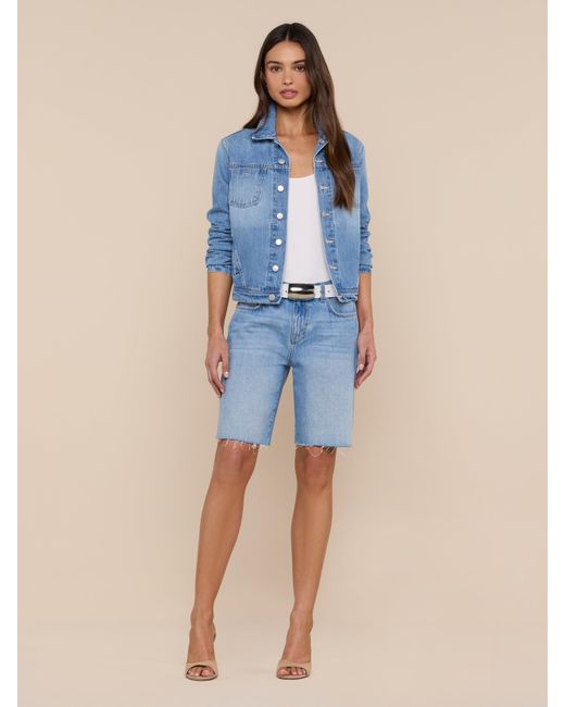 L'Agence Blue Celine Jean Jacket