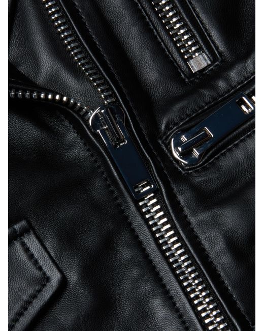 L'Agence Black Blakely Leather Biker Jacket