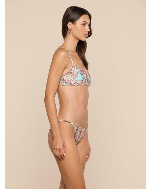 L'Agence Natural String Bikini Bottom