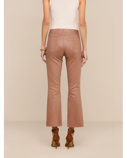 L'Agence Blue Petite Kendra Coated Jean