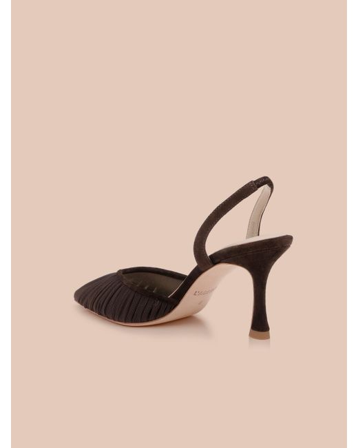 L'Agence Natural Bowery Mesh Slingback Pump