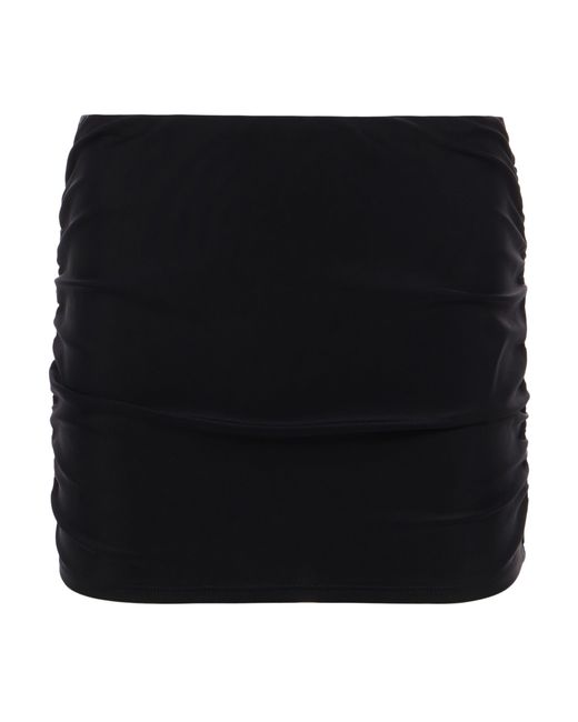 L'Agence White Coco Mini Skirt Cover-up