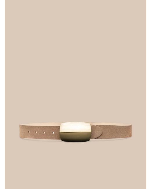 L'Agence Natural Milou Suede Belt