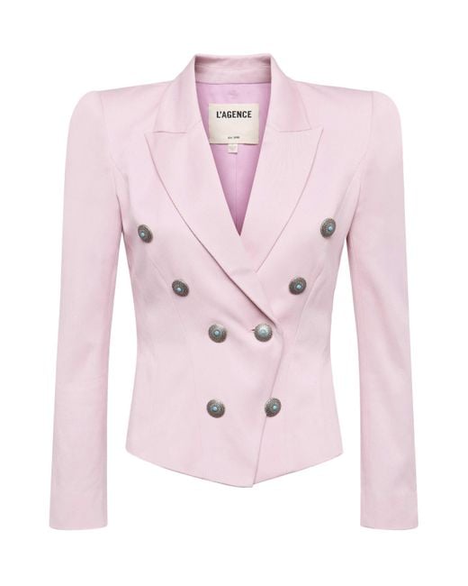 Blazer Bethany, Rose Poudré L'Agence en coloris Pink