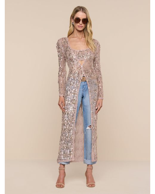 L'Agence Natural Sanya Crocheted Cardigan