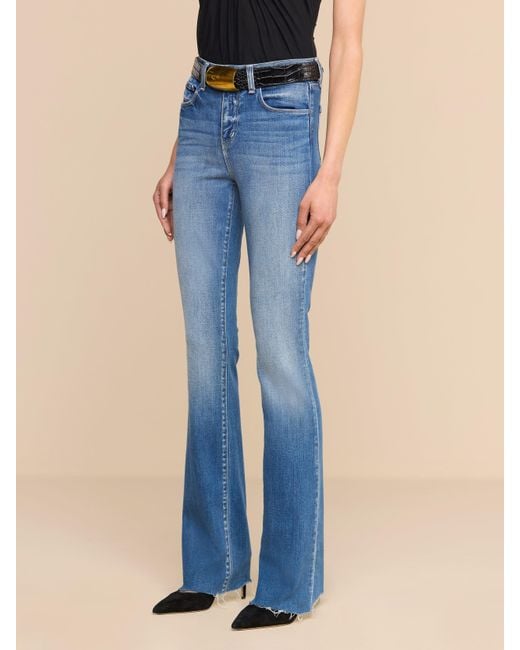 L'Agence Blue Ruth Straight-leg Jean