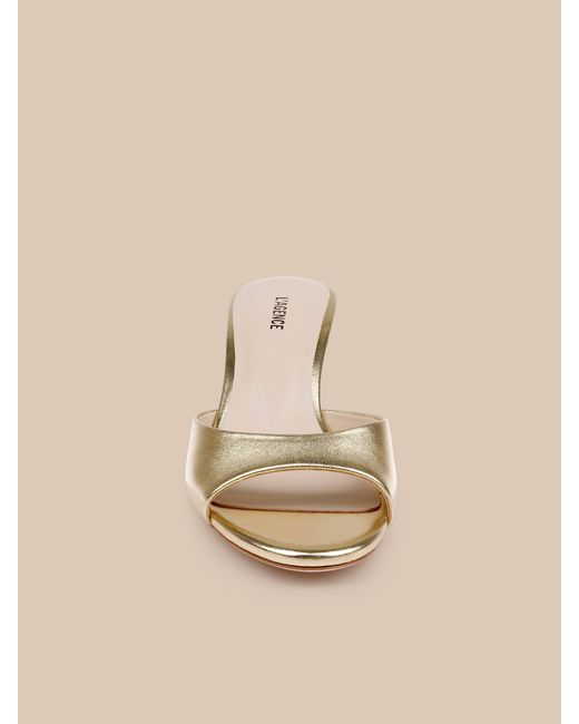 L'Agence Natural Arleen Kitten-Heel Mule