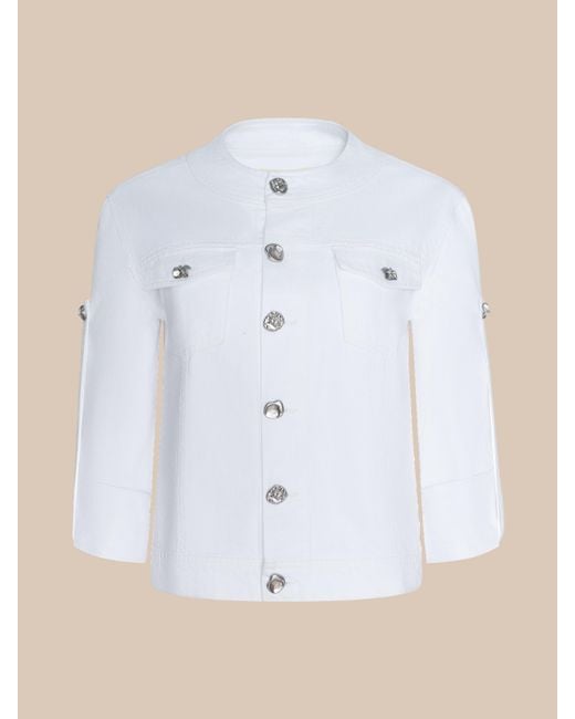 L'Agence White Anouk Jean Jacket