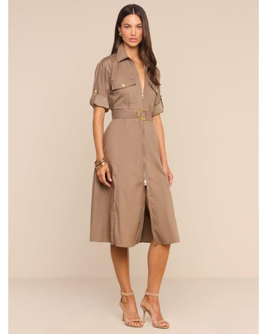 L'Agence Natural Callen Shirt Dress