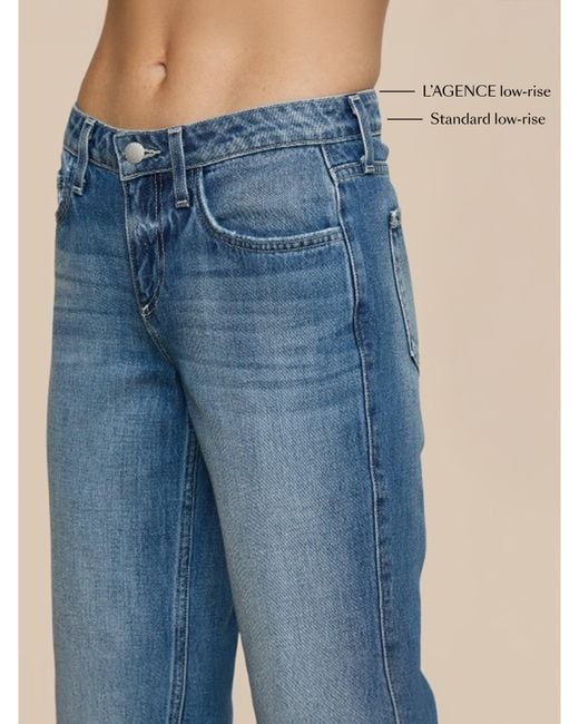 L'Agence Natural Blaine Cropped Stovepipe Jean