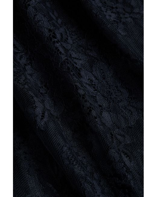 Jupe Crayon En Dentelle Makena, Noir L'Agence en coloris Multicolor