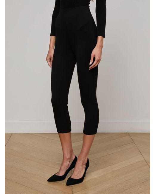L'Agence Black Dee Capri Pants