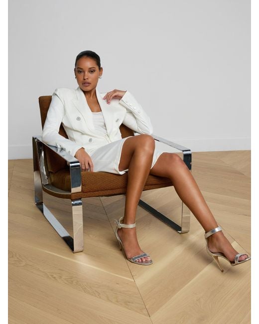 L'Agence White Akasha Bermuda Short