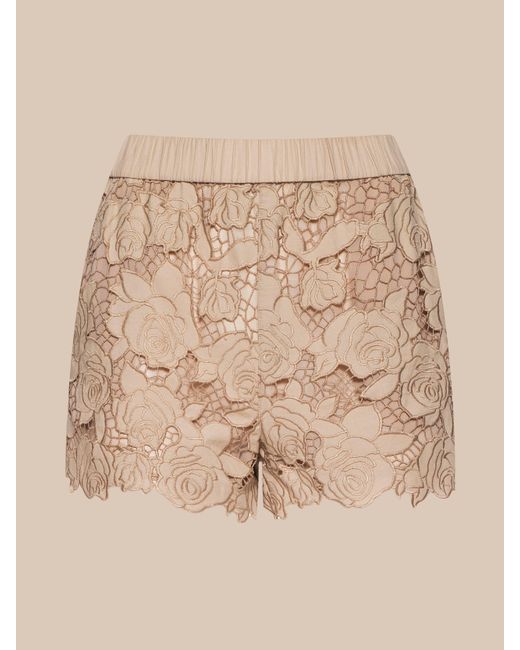 L'Agence Natural Laina Eyelet Short