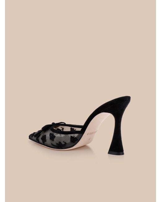 L'Agence Black Prasad Mesh Mule