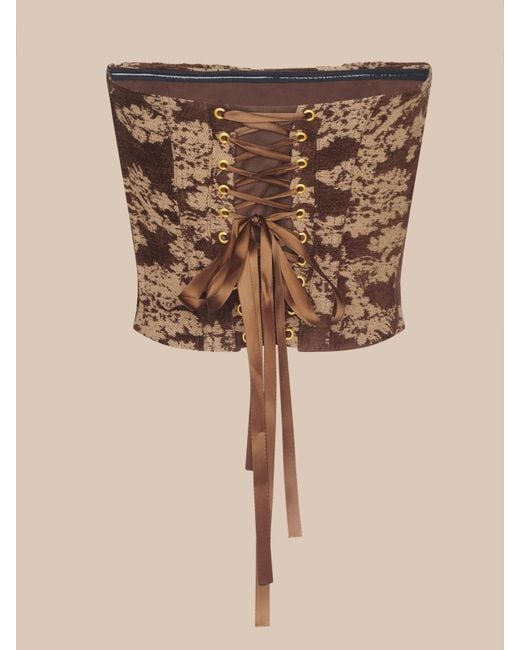 L'Agence Natural Paulette Corset Top