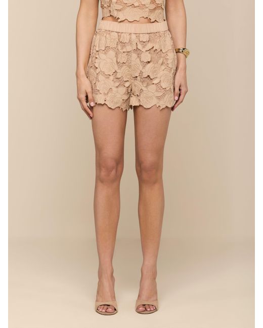 L'Agence Natural Laina Eyelet Short