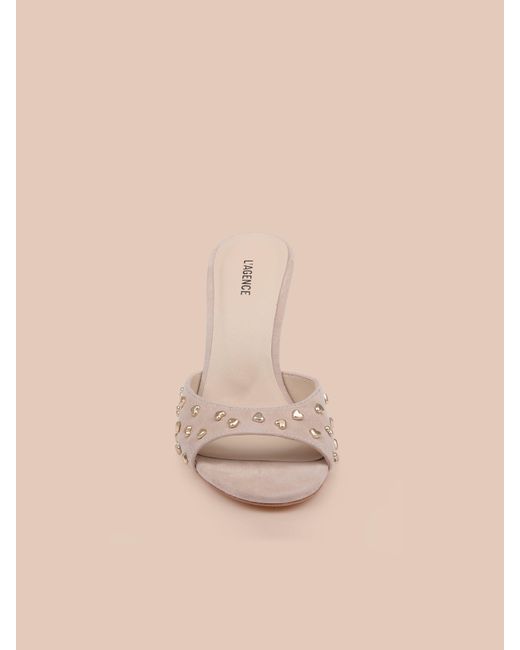 L'Agence Natural Avery Embellished Mule