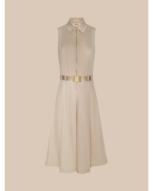 L'Agence Natural Kylo Poplin Shirt Dress