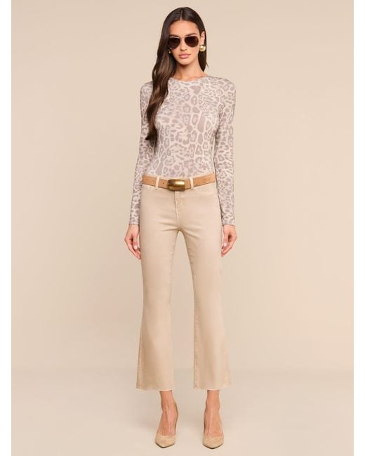 L'Agence Multicolor Tess Long Sleeve T-Shirt