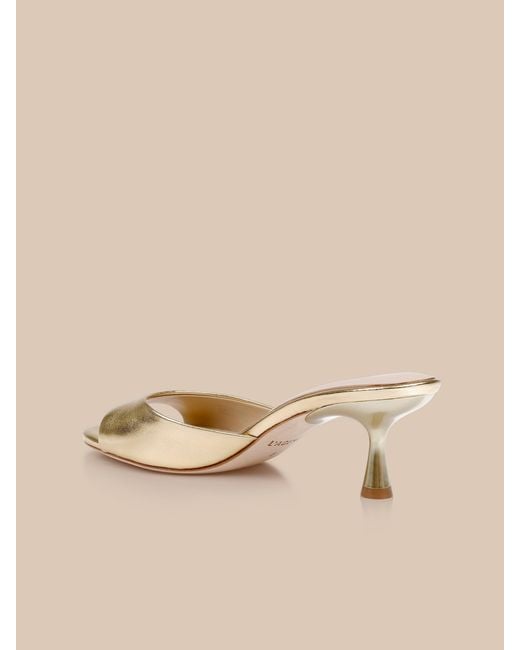 L'Agence Natural Arleen Kitten-Heel Mule