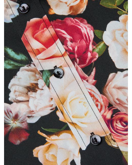 Chemisier En Soie Dani, Motif À Fleurs Multicolore L'Agence en coloris Blue