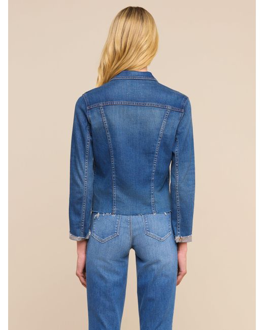L'Agence Blue Janelle Denim Jacket