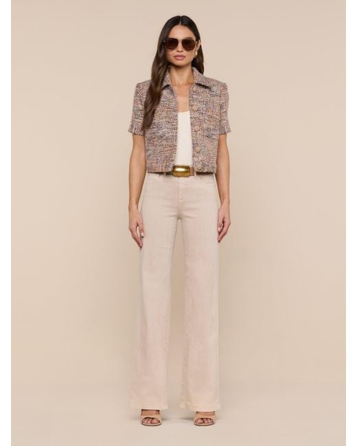 L'Agence Natural Chita Tweed Jacket