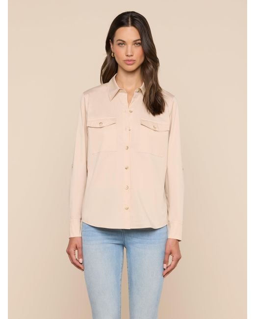 L'Agence Natural Pearson Poplin Shirt