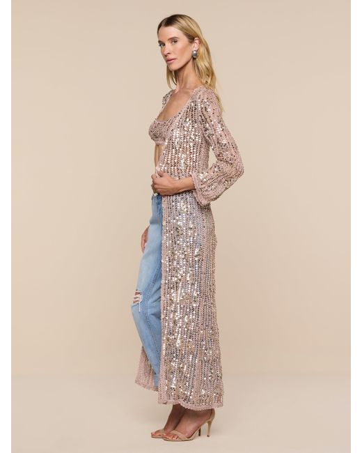 L'Agence Natural Sanya Crocheted Cardigan