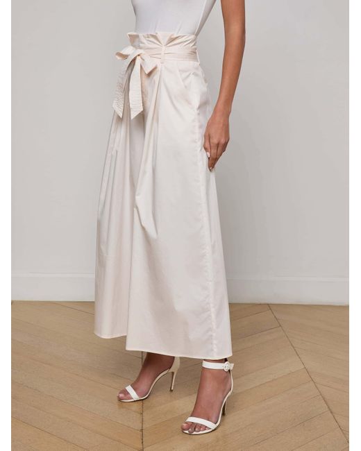 Pantalon Lowen, Blanc Vintage L'Agence en coloris Natural