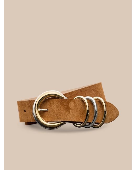 L'Agence Brown Tobar Leather Belt