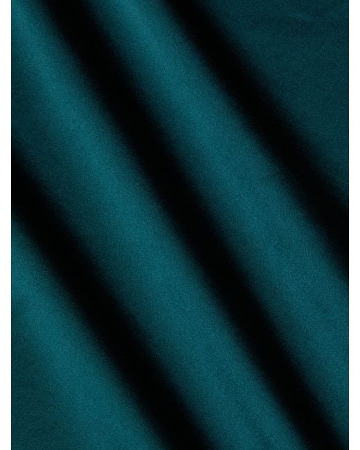 Robe De Soirée En Soie Charmaine, Bleu Sarcelle Profond L'Agence en coloris Blue