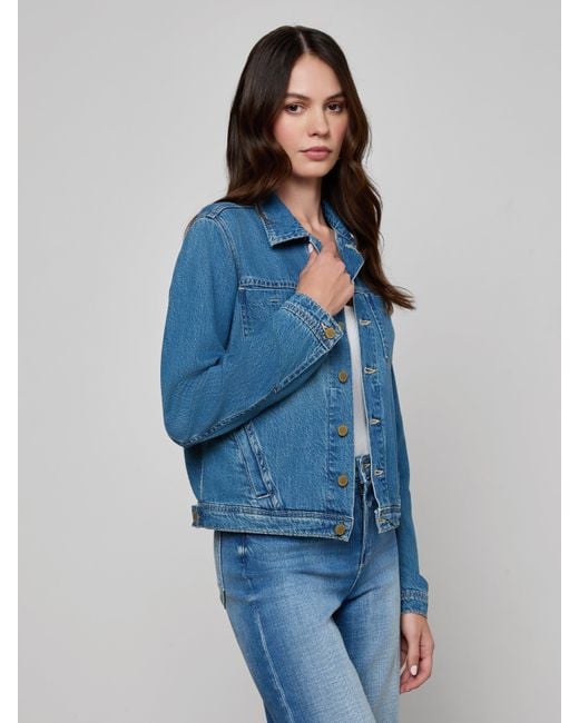 L'Agence Blue Celine Jean Jacket