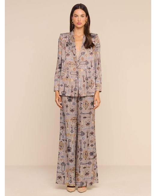 L'Agence Natural Pilar Wide-Leg Pants