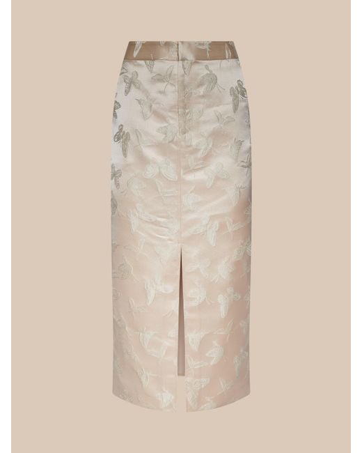 L'Agence Natural Madonna Midi Skirt