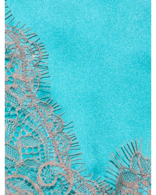 Camisole En Dentelle De Soie Kimber L'Agence en coloris Blue