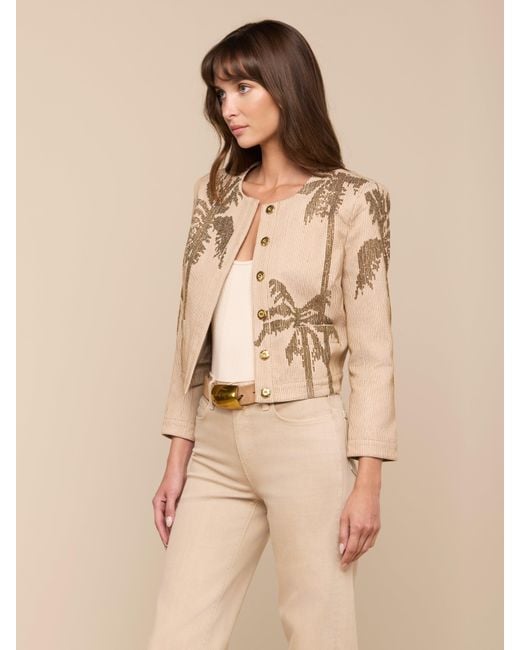 L'Agence Natural Lian Beaded Jacket