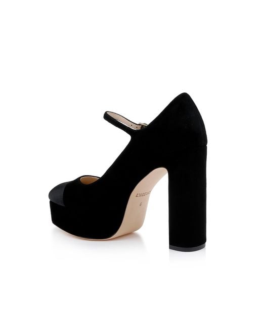 L'Agence Black Lilles Platform Pump
