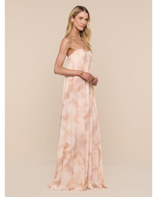 L'Agence Natural Raine Strapless Gown