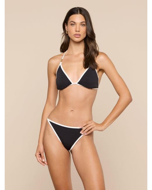 L'Agence Natural String Bikini Bottom