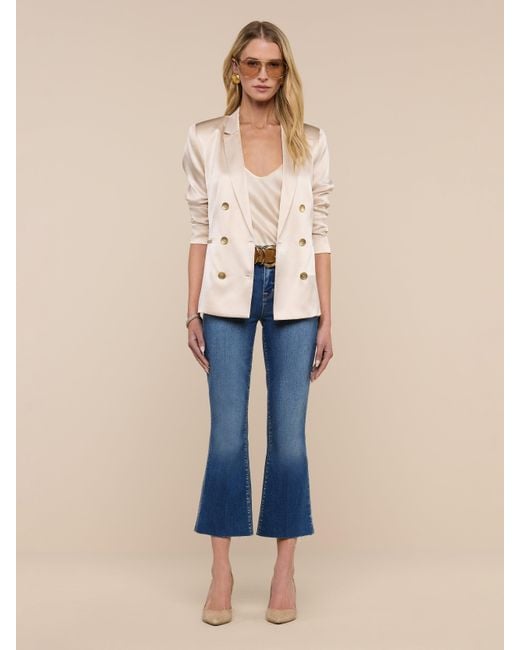 L'Agence Natural Colin Silk Blazer