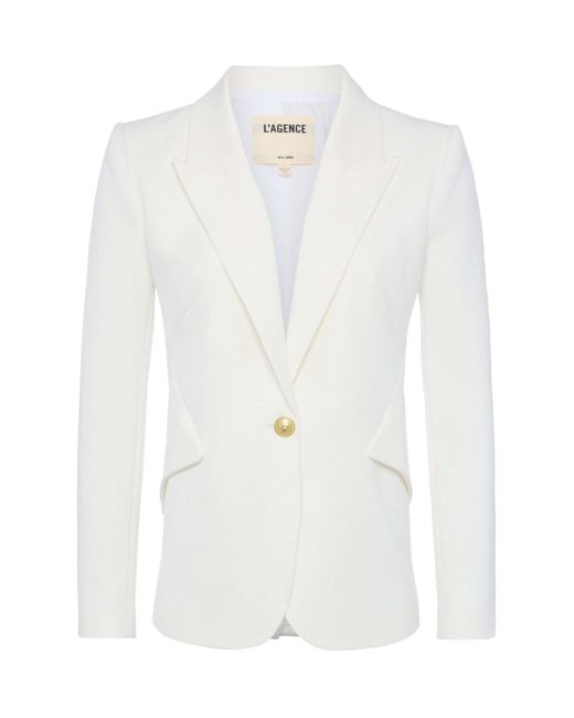 L'Agence White Chamberlain Blazer