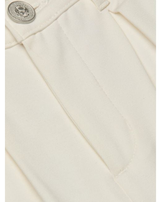 L'Agence White Akasha Bermuda Short
