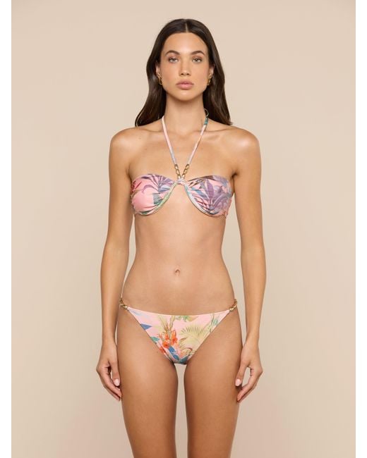 L'Agence Natural String Bikini Bottom