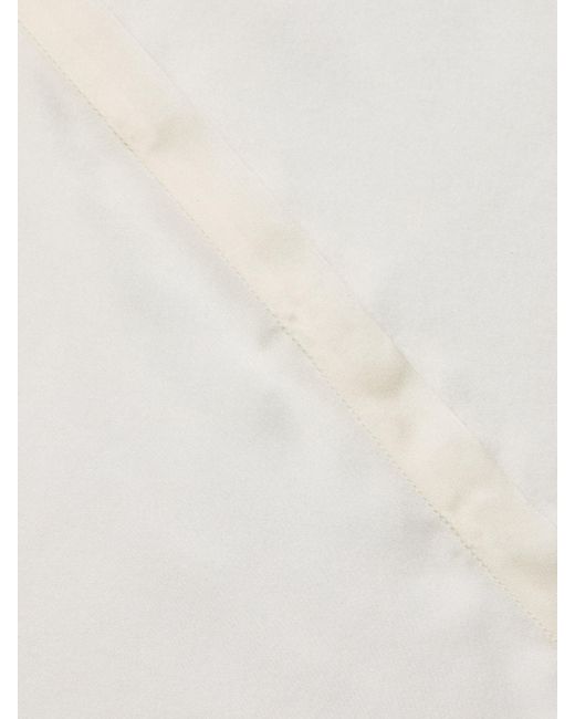 L'Agence White 'Agence Phoebe Silk Blouse Top