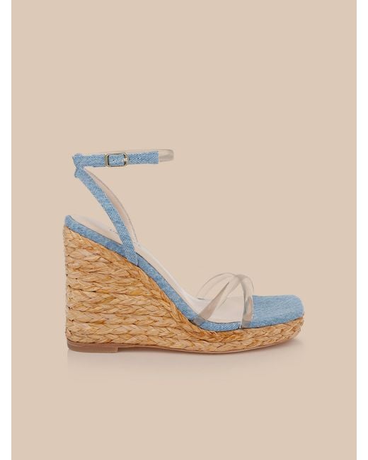 L'Agence White Malone Wedge Espadrille